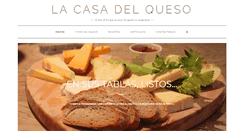 Desktop Screenshot of lacasadelqueso.com.ar