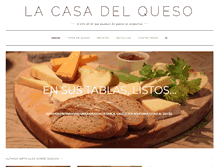 Tablet Screenshot of lacasadelqueso.com.ar